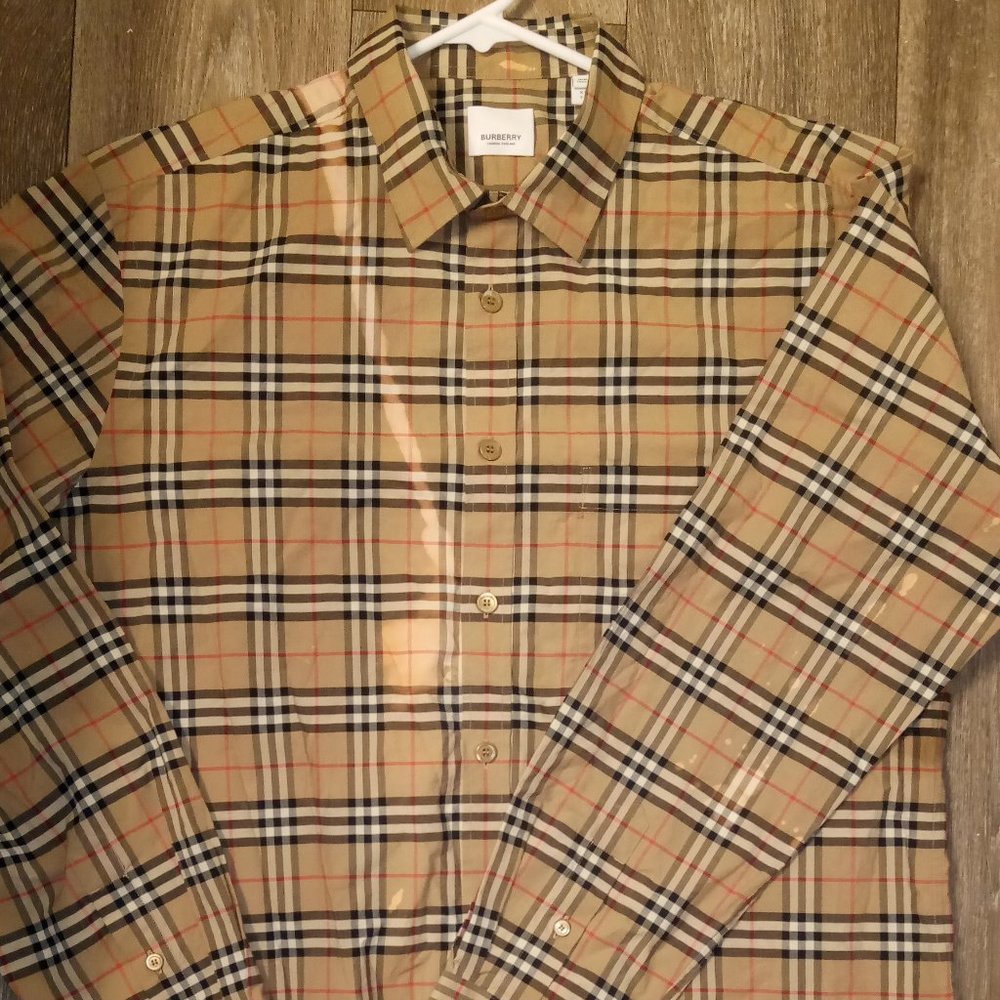 Burrberry men's long sleeve